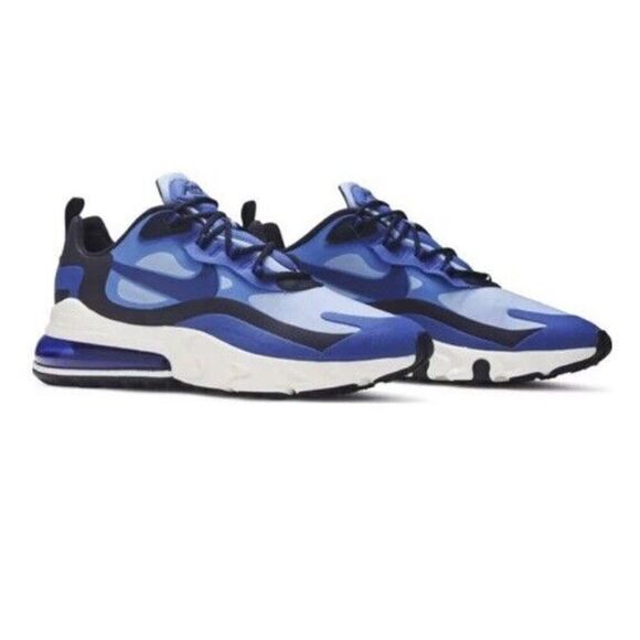 Nike Air Max 270 React Pacific University Hyper Blue Sneakers Men’s 11 EUC - Picture 11 of 11